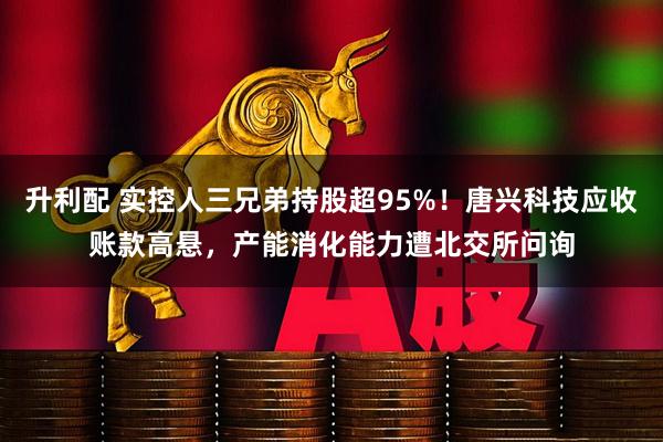 升利配 实控人三兄弟持股超95%！唐兴科技应收账款高悬，产能消化能力遭北交所问询