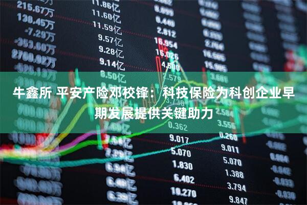 牛鑫所 平安产险邓校锋：科技保险为科创企业早期发展提供关键助力