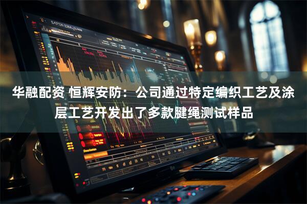 华融配资 恒辉安防：公司通过特定编织工艺及涂层工艺开发出了多款腱绳测试样品